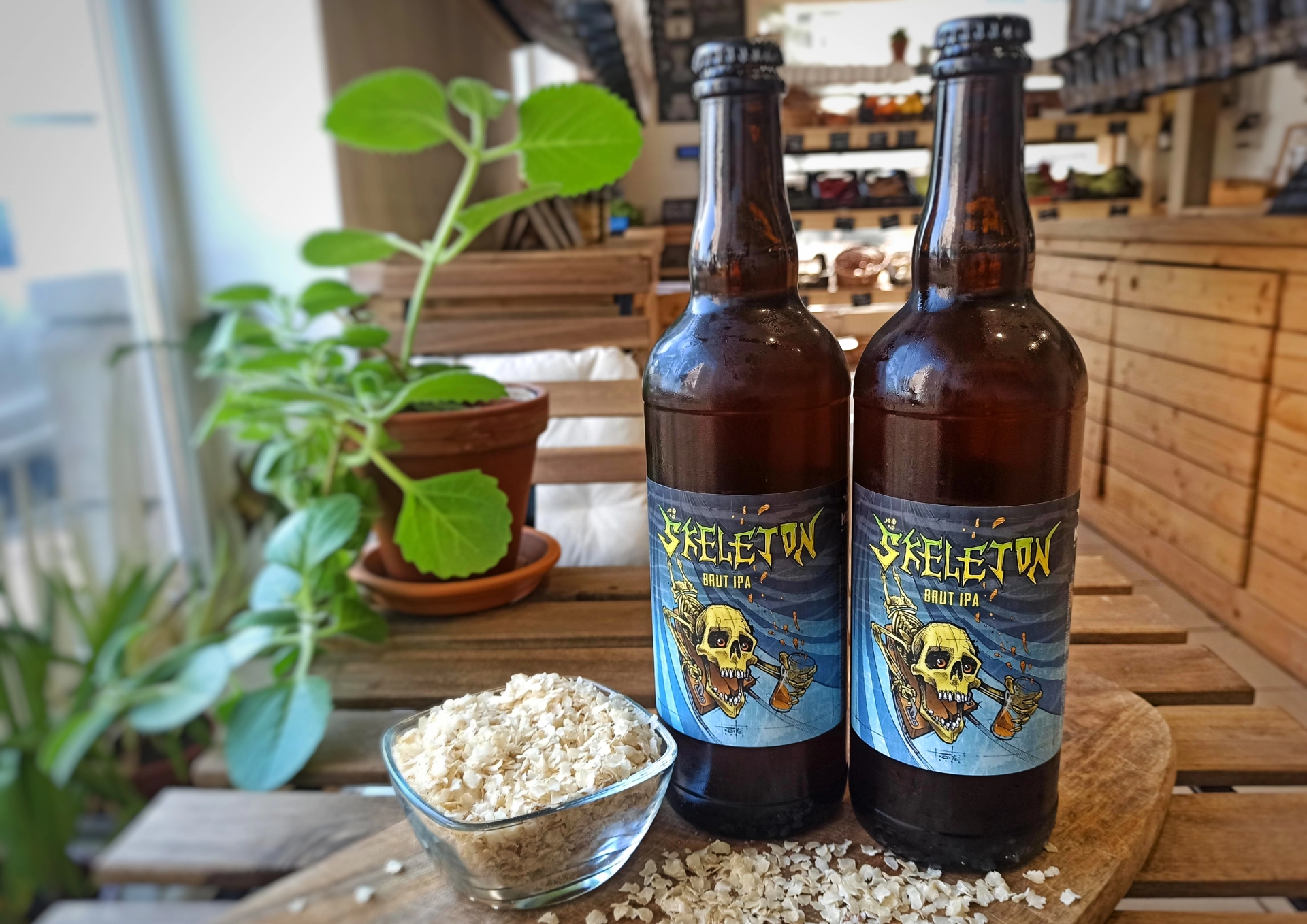 13° brut IPA Skeleton