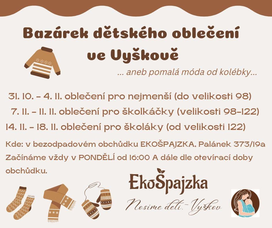 Bazárek dětského oblečení