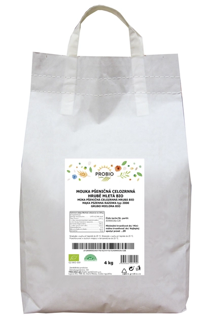 Mouka pšeničná celozrnná hrubě mletá 4kg