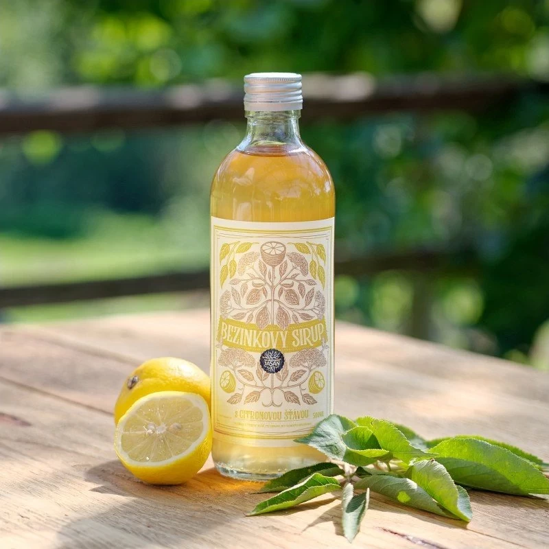 Sirup Bezinkový s citronovou šťávou