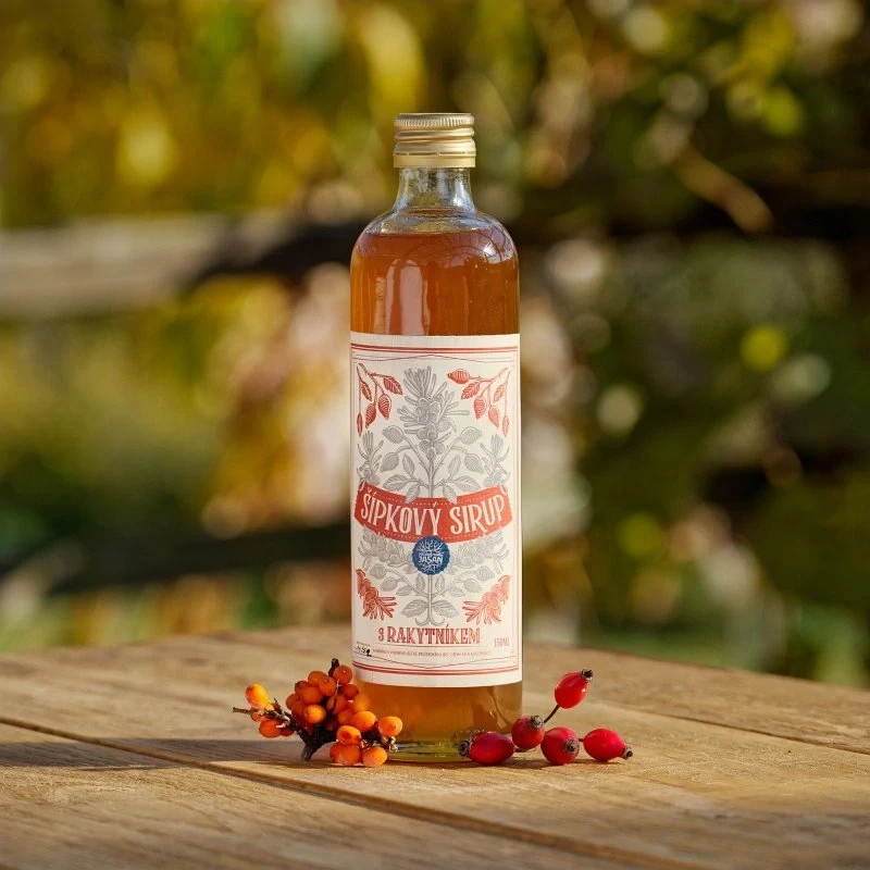 Sirup Šípkový s rakytníkem