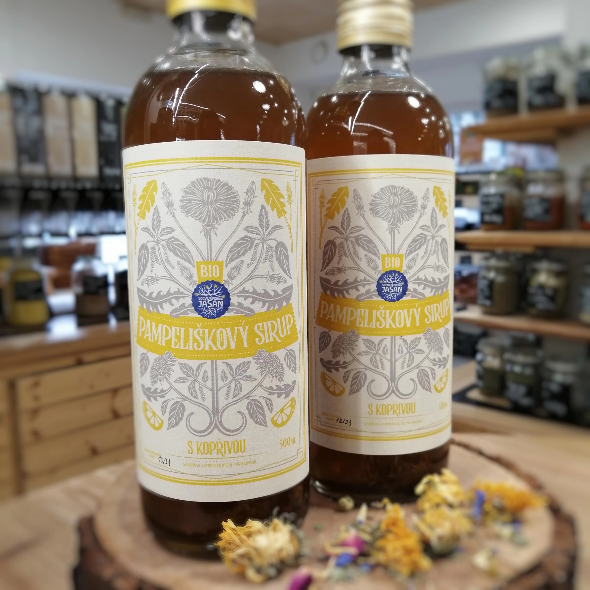 Sirup Pampeliškový s kopřivou