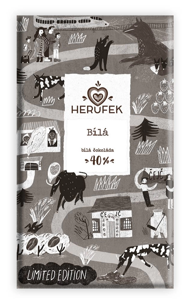 Čokoláda bílá natural 40% BIO