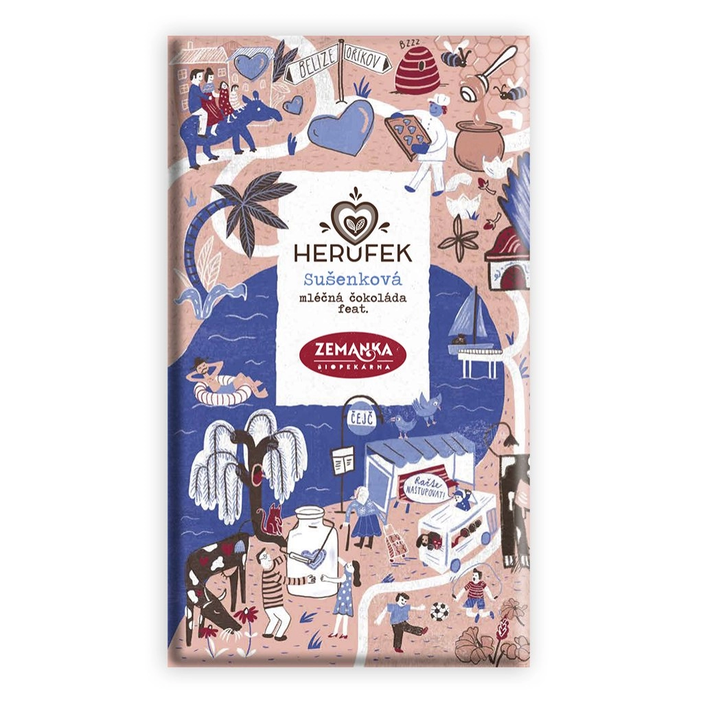 Čokoláda mléčná 54% Sušenková BIO