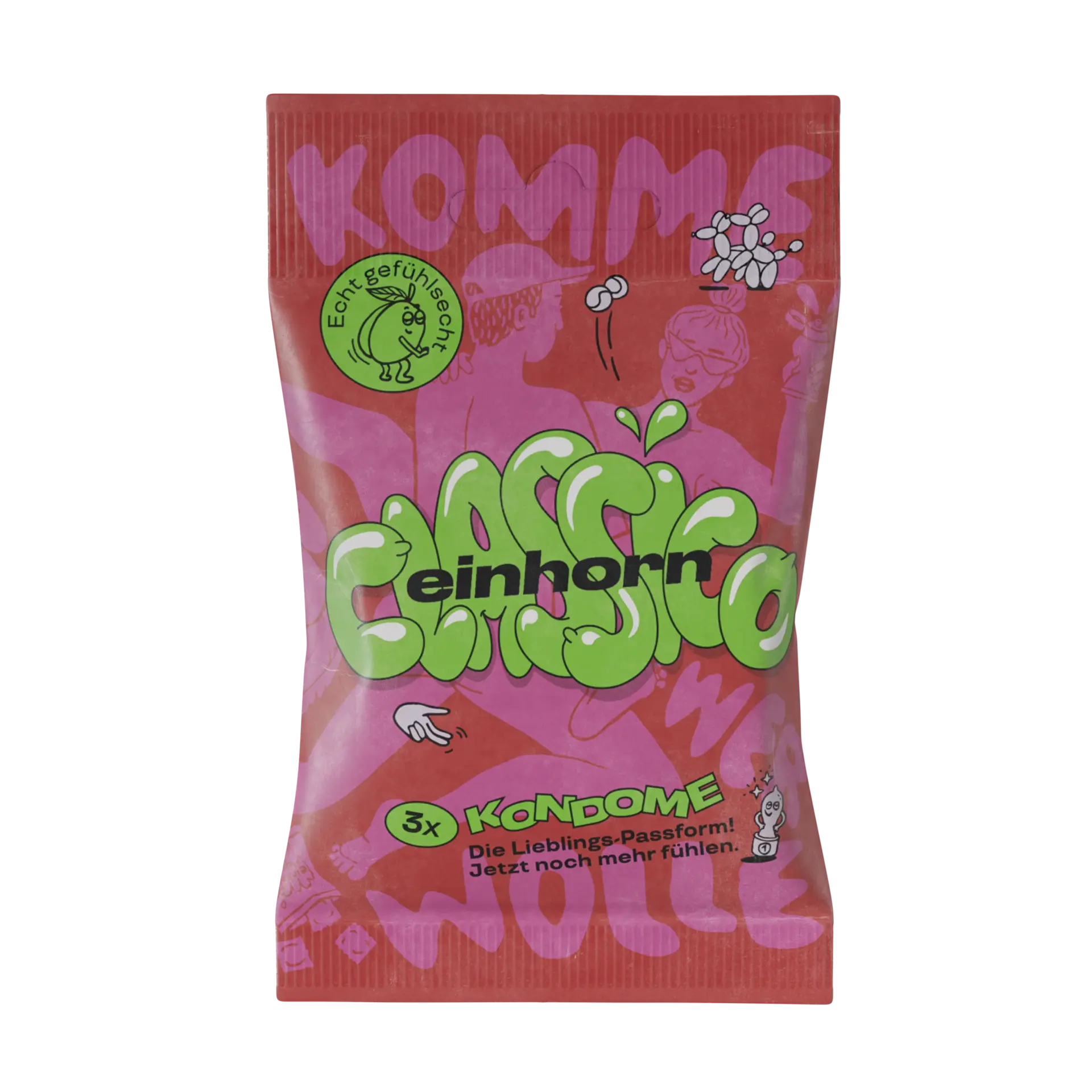 Einhorn Kondomy Classic - 3 ks