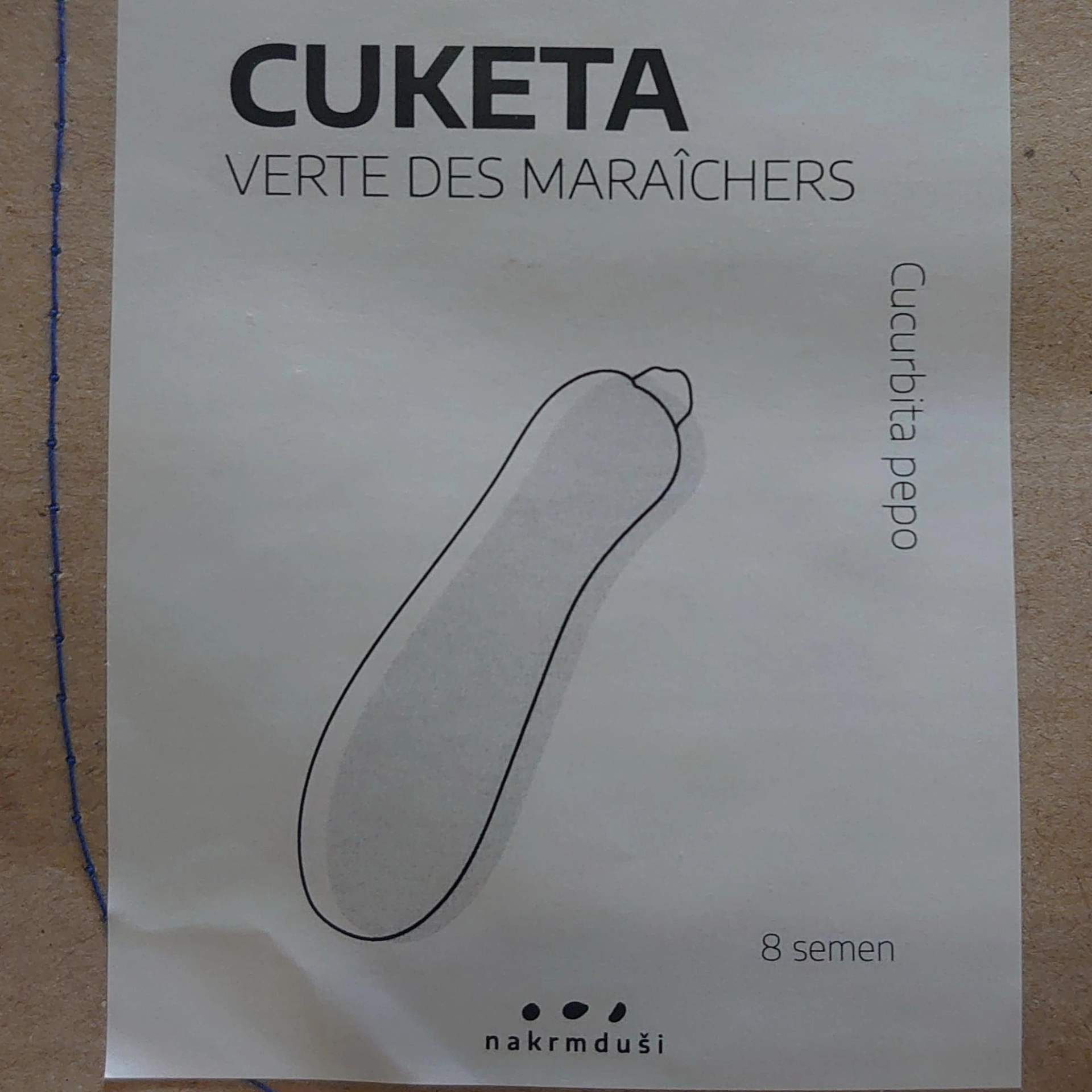 Cuketa Verte Des Maraichers - semena