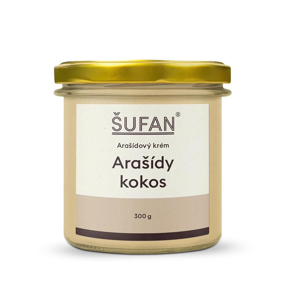 Arašídovo-kokosové máslo 300g | ŠUFAN