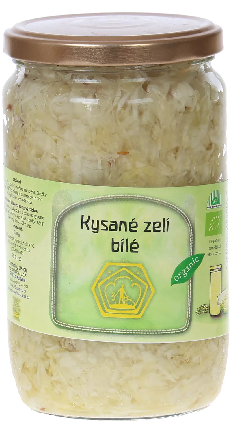 Bio kysané zelí bílé 670 g