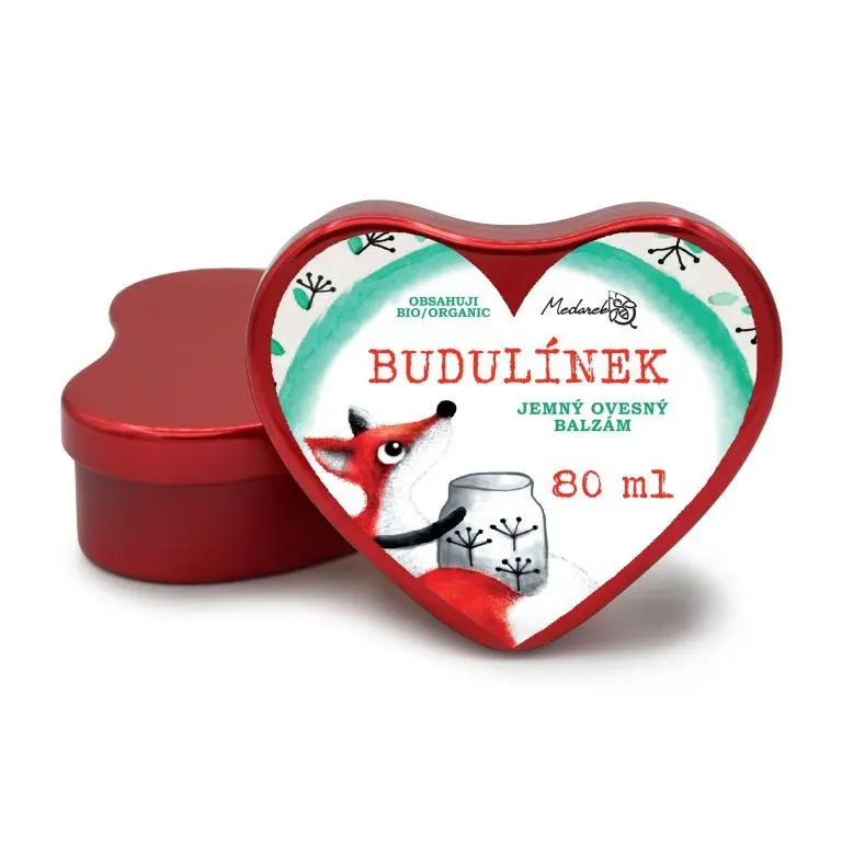 Budulínek ovesný balzám srdíčko 25ml