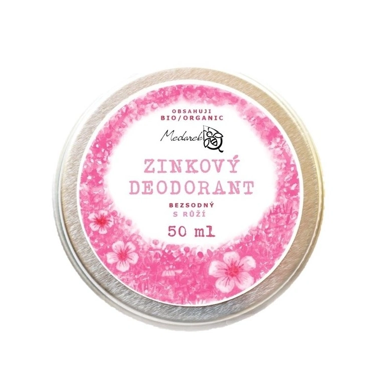 Zinkový deodorant omamná růže 30ml