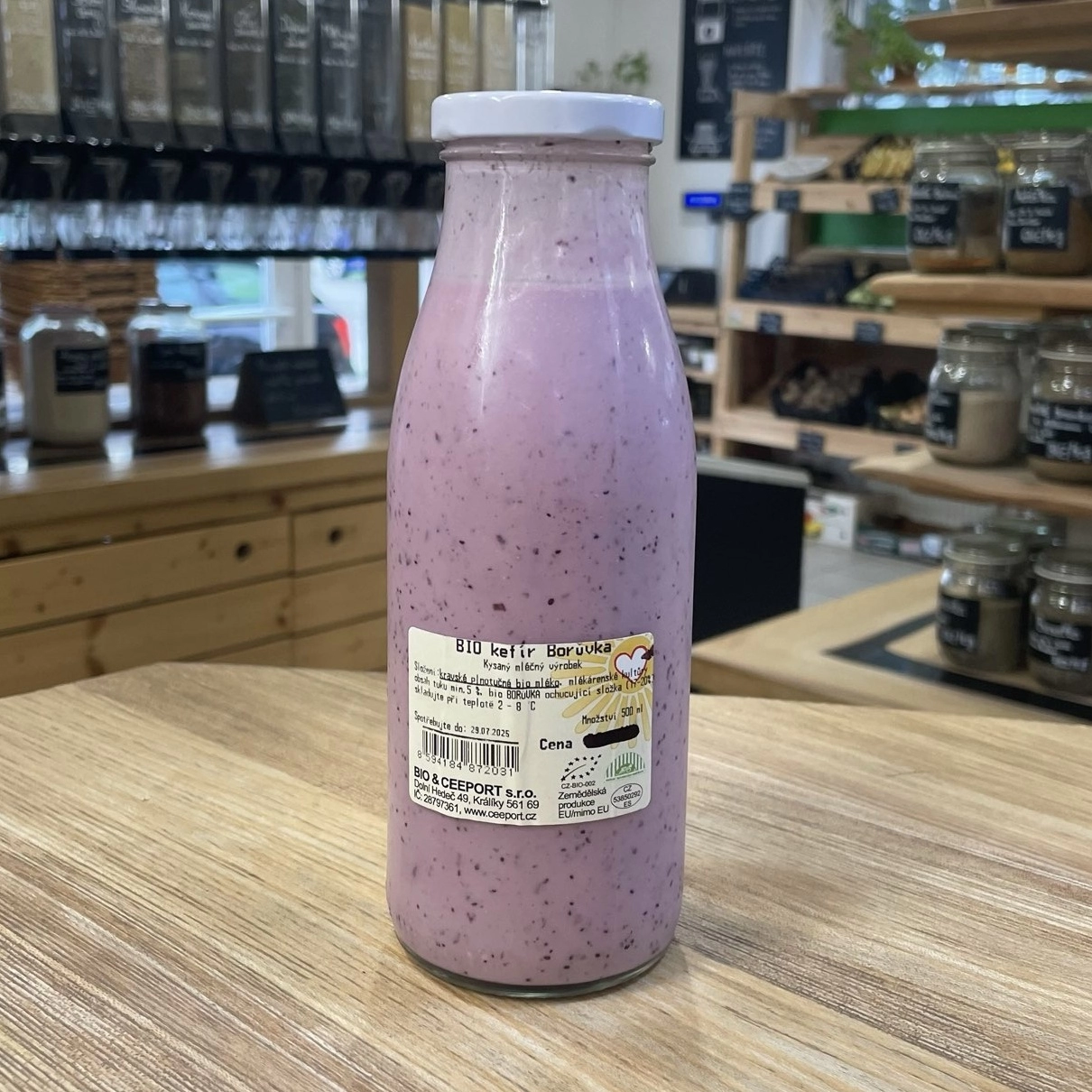 Kefír BIO Borůvka - 500ml