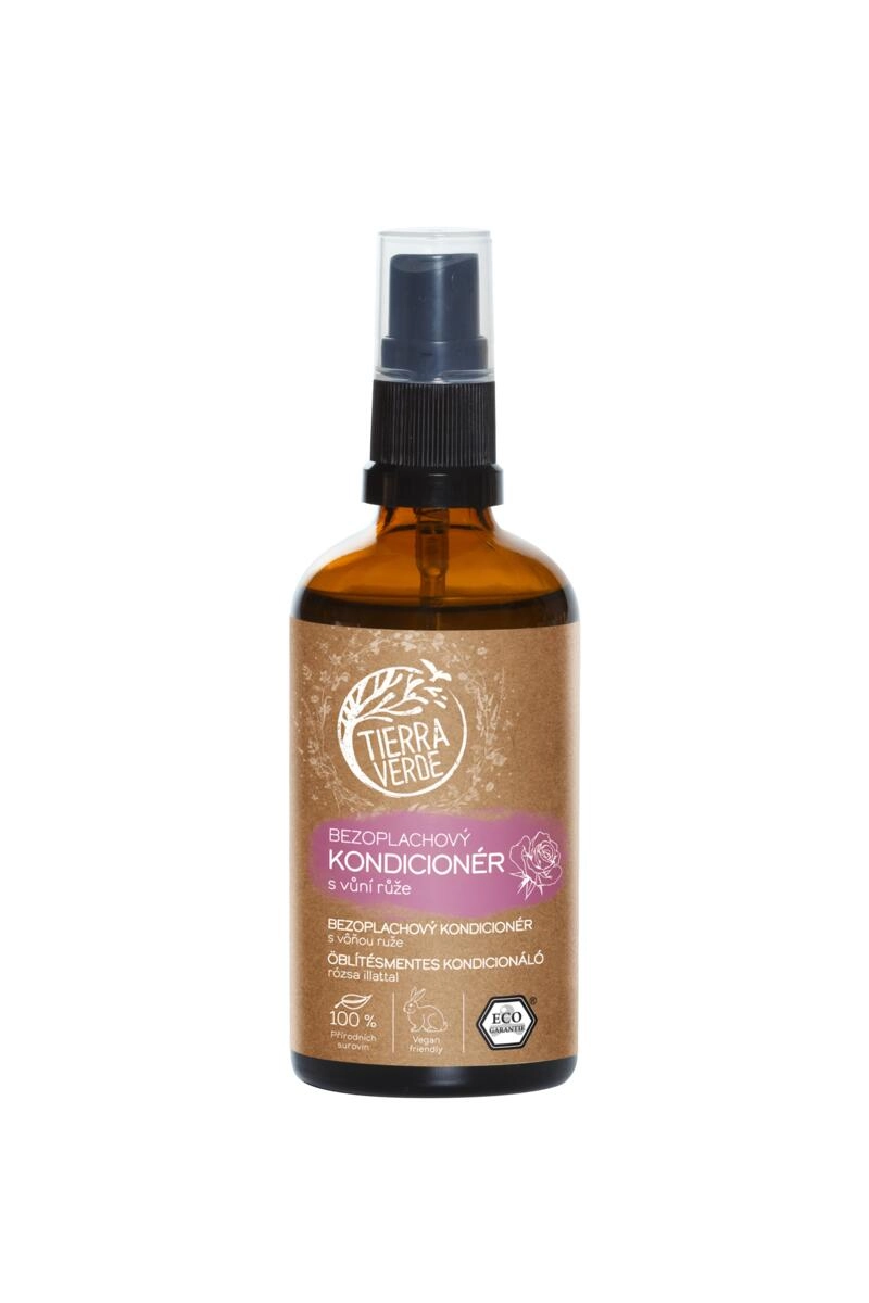 Bezoplachový kondicionér s vůní růže - 100 ml