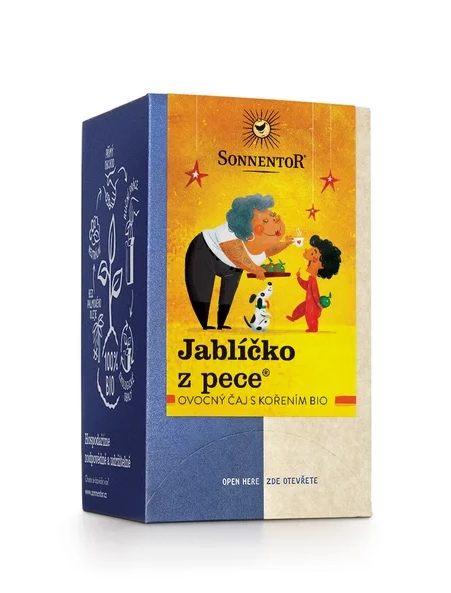 Jablíčko z pece bio 45 g porcovaný dvoukomorový