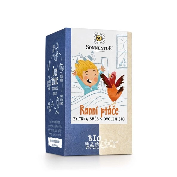 Ranní ptáče - bylinná směs s ovocem bio