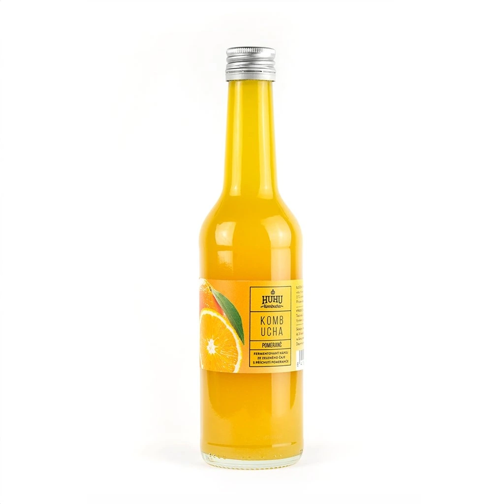 Kombucha Pomeranč - 350 ml
