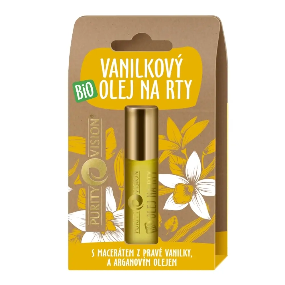Bio Vanilkový olej na rty 10ml