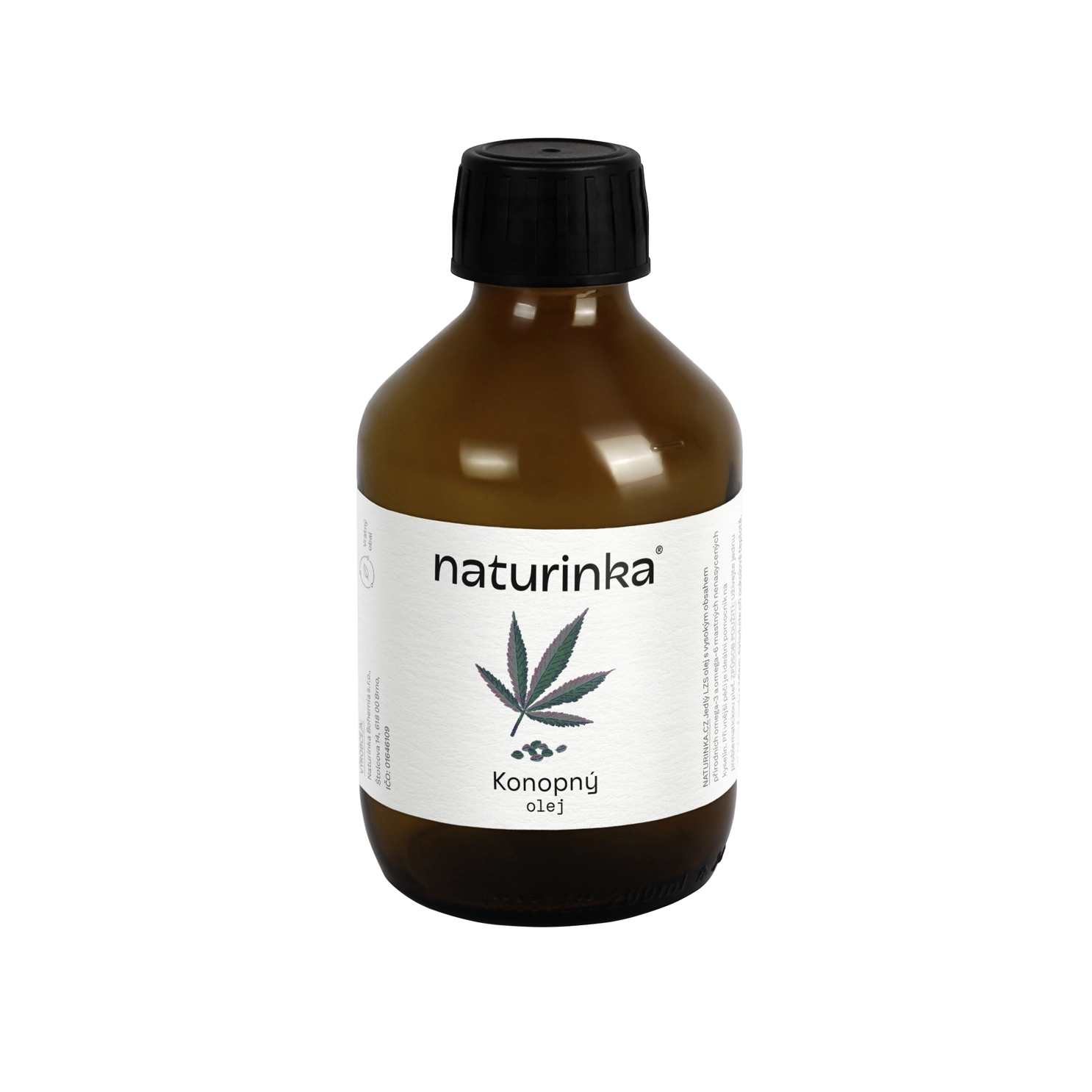100% Konopný olej 200 ml