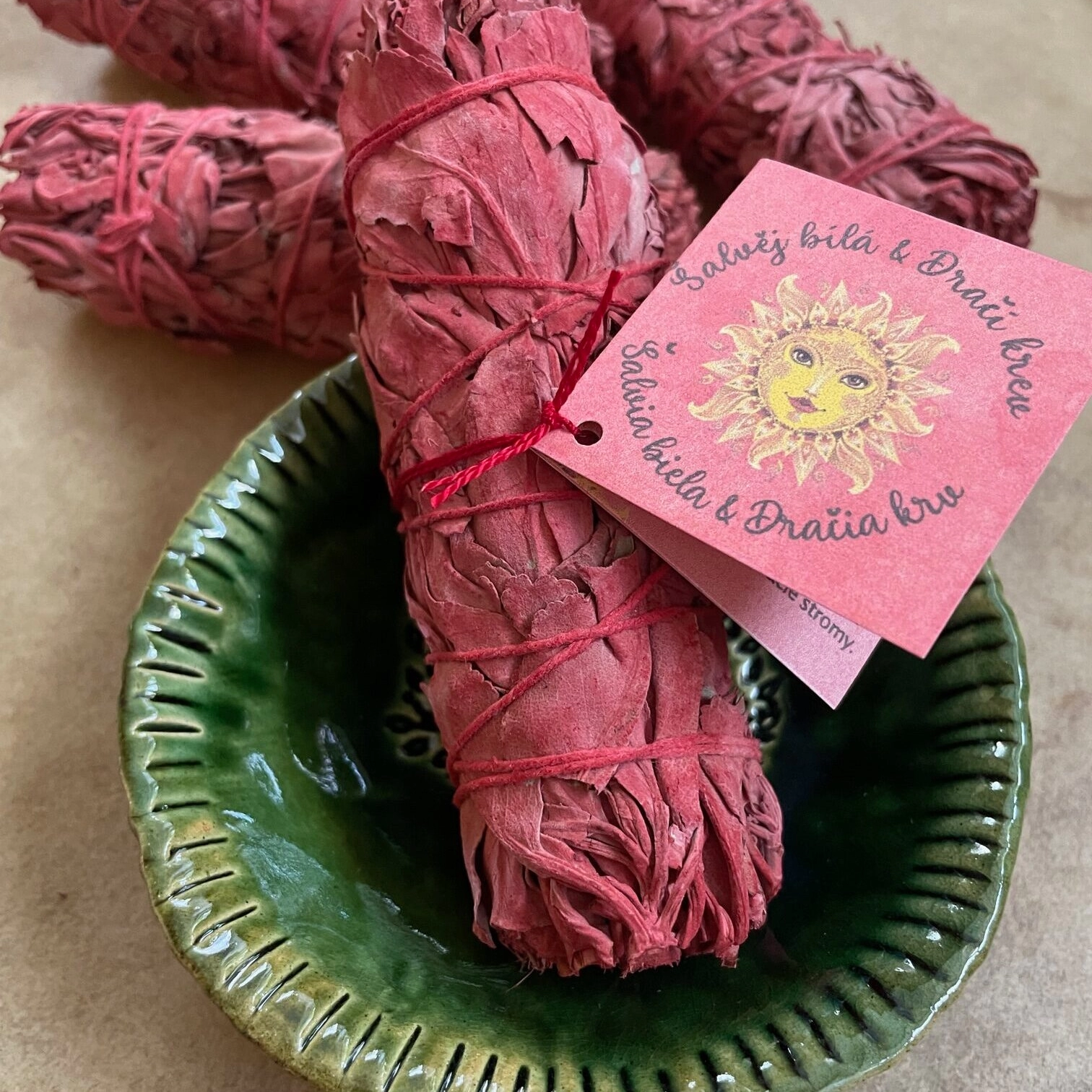 Vykuřovadlo Šalvěj Bílá a Dračí krev