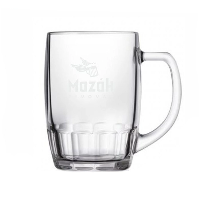Sklo džbánek Bamberg Mazák laser 0.5l