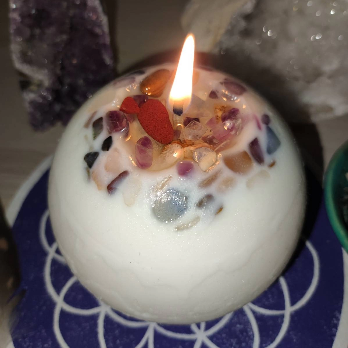 Sojová svíce Neha - kulatá