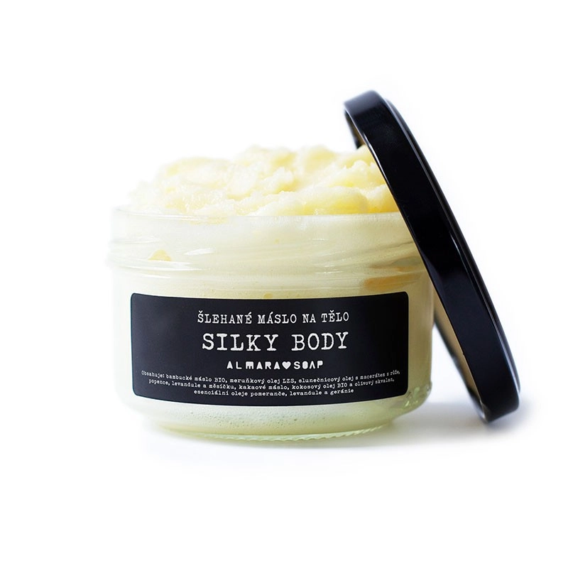 Šlehané máslo na tělo Silky Body