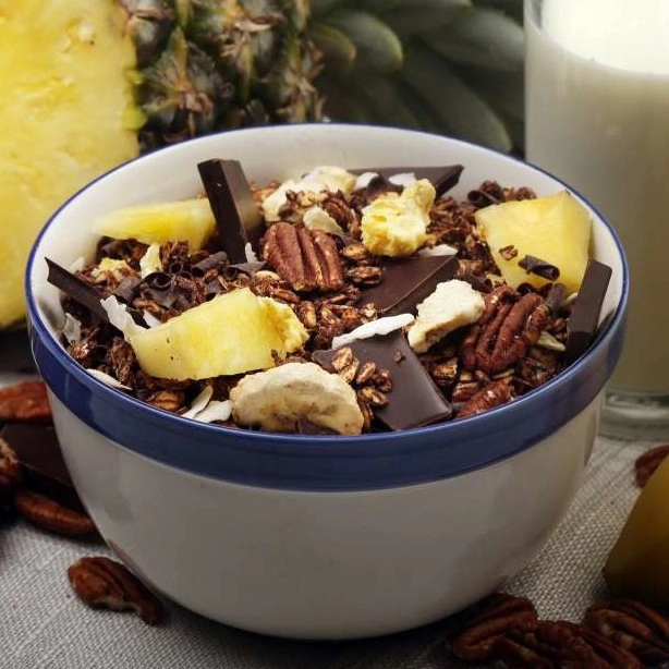 Pečené müsli kakaové