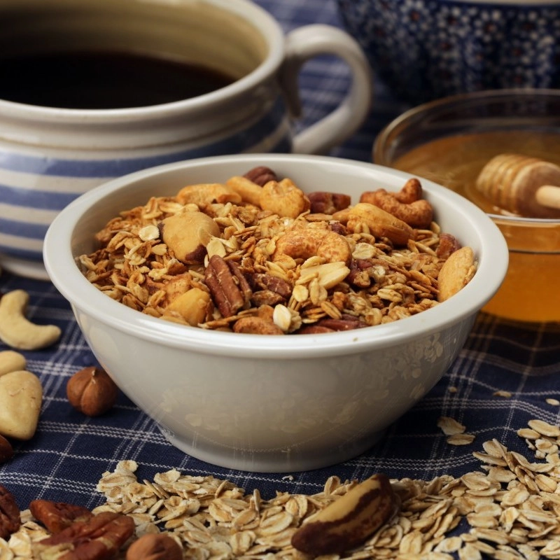 Pečené müsli ořechové